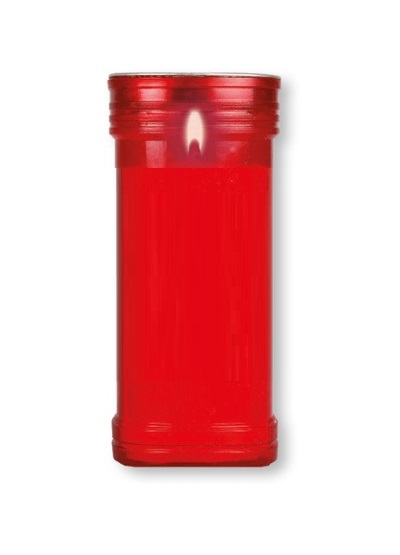 Red Candle (Large) Prophet Elias Greek Orthodox Church